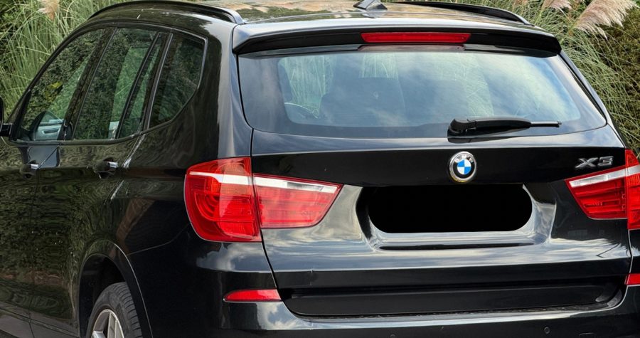BMW X3 limo tints window tinting Oxford before